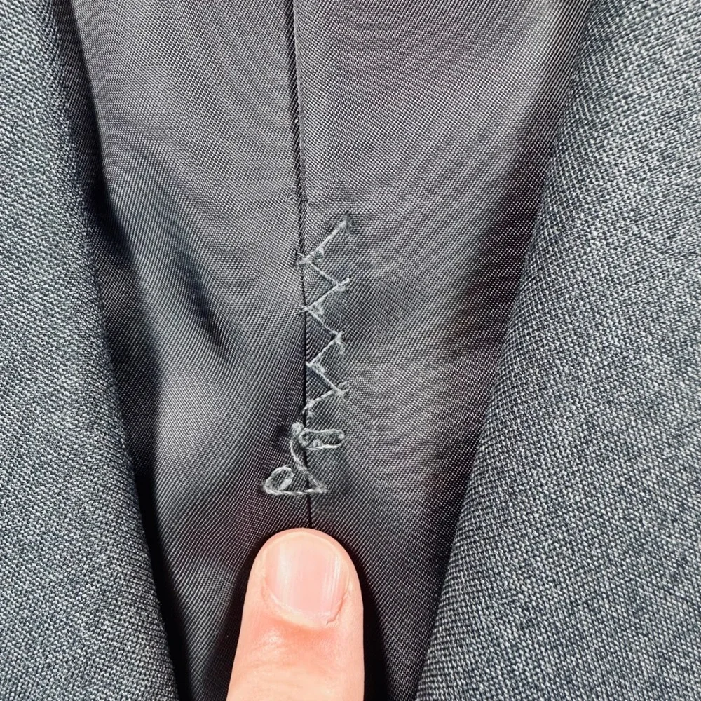 Mode Elegante 50R Vitale Barberis Canonico Super 150s Wool Gray Blazer Jacket